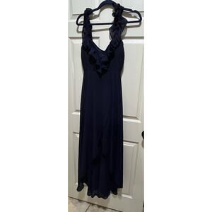 Lovesong Navy Blue Dress - size small- excellent condition